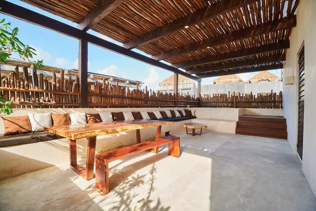 公寓 Tribu 306 Boho Design Gem In The Heart Of Tulum W/ Rooftop 墨西哥