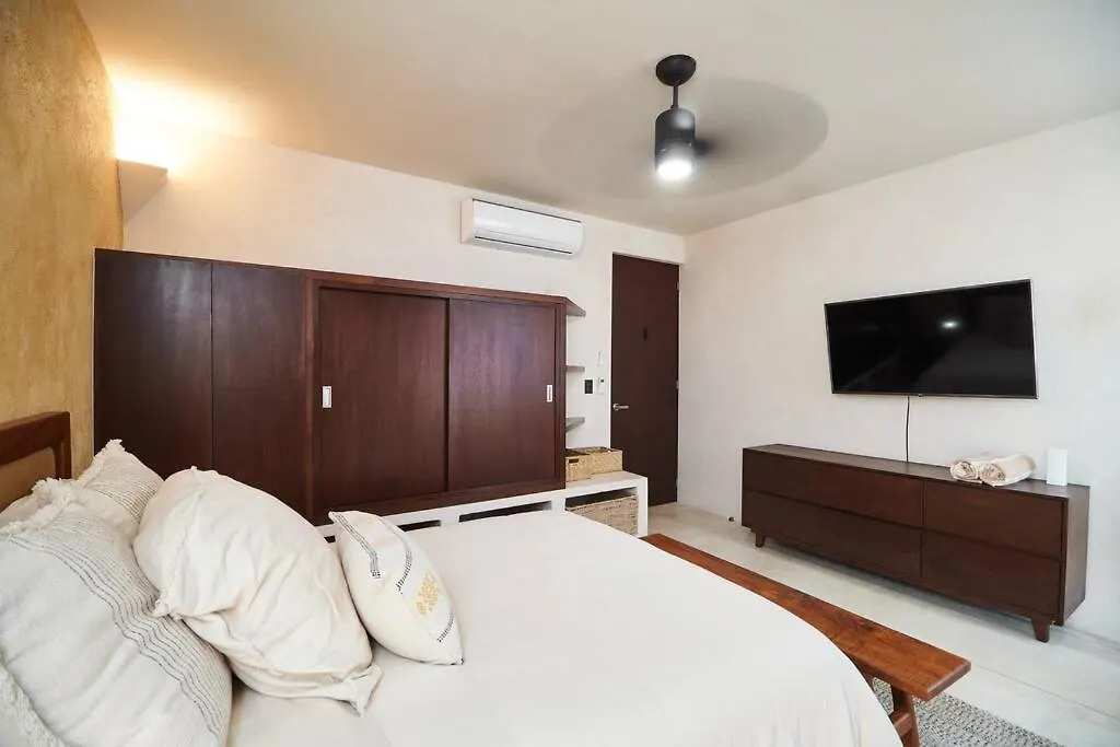Апартаменты Tribu 306 Boho Design Gem In The Heart Of Tulum W/ Rooftop Мексика